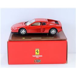 1984 FERRARI TESTAROSSA DIE CAST CAR.