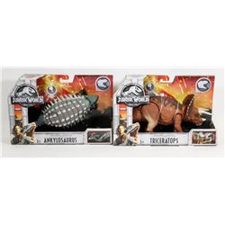 LOT OF 2 JURASSIC WORLD DINOSAUR TOYS.