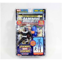 MARVEL LEGENDS BULLSEYE ACTION FIGURE & COMIC.