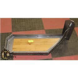 WALL MOUNT TV STAND HAND MADE TWISTED METAL