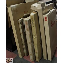 LOT OF 11 NEW IN BOX DRESSER MIRRORS. FURNITURE