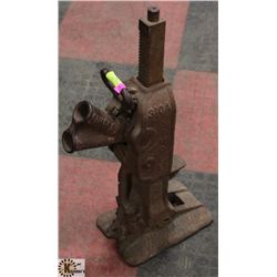 ANTIQUE SIMPLEX 310A NO.2 15 TON CAST IRON RAILWAY