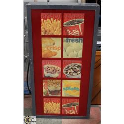 VINTAGE LIGHT UP SIGN.