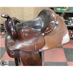 PAWN SHOP LEATHER HORSE SADDLE
