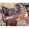PAWN SHOP LEATHER HORSE SADDLE