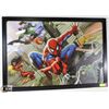 LARGE FRAMED SPIDERMAN PUZZLE.