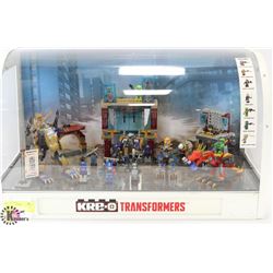 KRE-O TRANSFORMERS DISPLAY.