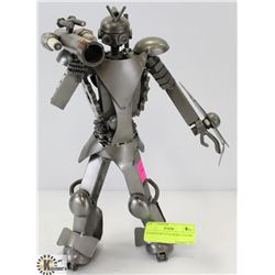 STEAM PUNK STYLE ROBOT FIGURE. 12-1/2" H