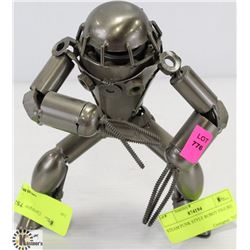 STEAM PUNK STYLE ROBOT FIGURE. 7-1/2" H