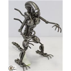 STEAM PUNK STYLE ROBOT FIGURE. 9-1/2"
