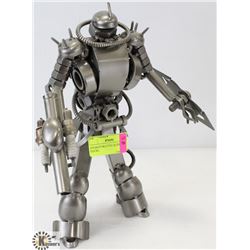 STEAM PUNK STYLE ALIEN-LIKE FIGURE. 12" H