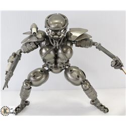 STEAM PUNK STYLE PREDATOR-LIKE FIGURE. 18-1/2"