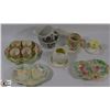 Image 1 : LOT OF VINTAGE ASSORTED TEA SERVICE DISHWARE.