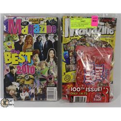 LOT OF 2 "THE MAGAZINE" - 100TH ISSUE AND BEST OF