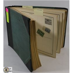 ANTIQUE STAMP COLLECTION ALBUM  1886