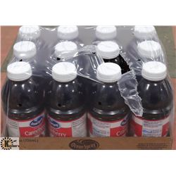 CASE WITH 12 739ML BOTTLES CRANBERRY COCKTAIL
