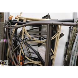 LOT OF ASSORTED METAL HEADBOARDS AND FOOTBOARDS