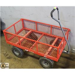 STEEL WAGON WITH DROP SIDES