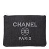 Image 1 : Chanel Straw Pouch