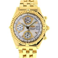 Breitling 18k Yellow Gold Automatic Watch