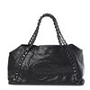 Image 1 : Chanel Caviar Leather Chain Tote Bag