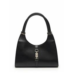 Gucci Canvas/Leather Jackie Bag