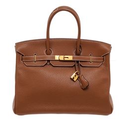 Hermes  Leather Birkin 35