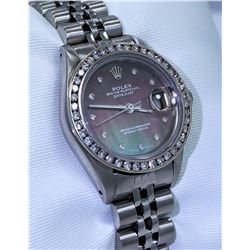 Rolex Datejust Diamond Bezel Jubilee Watch