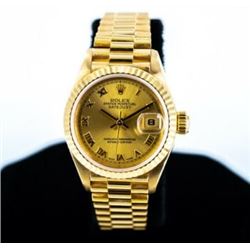 Rolex Datejust President 18k Watch