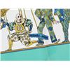 Image 10 : Authentic HERMES "LE TEMPS des MARIONNETTES" Green100% Silk Scarf