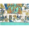 Image 3 : Authentic HERMES "LE TEMPS des MARIONNETTES" Green100% Silk Scarf