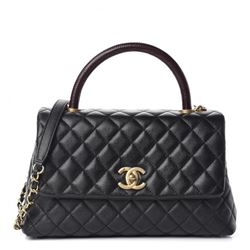 Chanel Quilted Caviar Leather Small Flap Bag