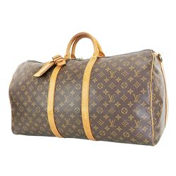 Louis Vuitton Monogram Keepall 55 Bandouliere Duffel Bag