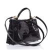 Image 2 : HERMES Shiny Alligator Skin Mini 20 Handbag