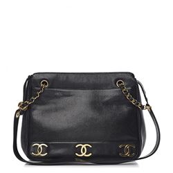 Chanel Caviar Leather Shoulder Bag