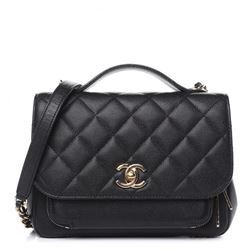 Chanel Quilted Caviar Leather Medium Flap Bag