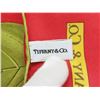 Image 10 : Authentic TIFFANY & Co. Sunflower Design Red 100% Silk Scarf W/bo