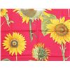 Image 3 : Authentic TIFFANY & Co. Sunflower Design Red 100% Silk Scarf W/bo