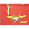 Image 5 : Authentic TIFFANY & Co. Sunflower Design Red 100% Silk Scarf W/bo