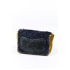 Image 2 : Chanel Small Quilted Velvet and Leather Flap Bag