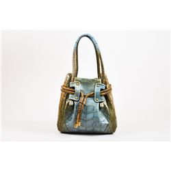 Ferragamo Alligator Leather Bucket Bag
