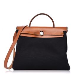 Hermes Toile Canvas / Calfskin Herbag