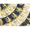 Image 2 : Authentic HERMES "Cliquetis" Black 100% Silk Scarf