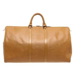 Louis Vuitton Epi Leather Keepall 55 Duffle Bag