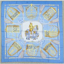 HERMES 100% Silk Scarf