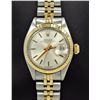 Image 1 : Rolex Datejust Two-Tone Silver Stick Watch