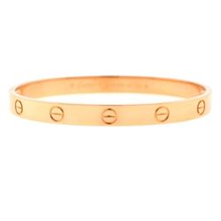 Cartier 18k Rose Gold LOVE Bracelet Size 17