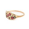Image 2 : Victorian Gold, Pearl & Ruby Ring (Size 6)