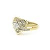 Image 2 : Gold/Diamond Heart Ring (Size 4 3/4)