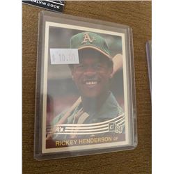 Rickey Henderson insert